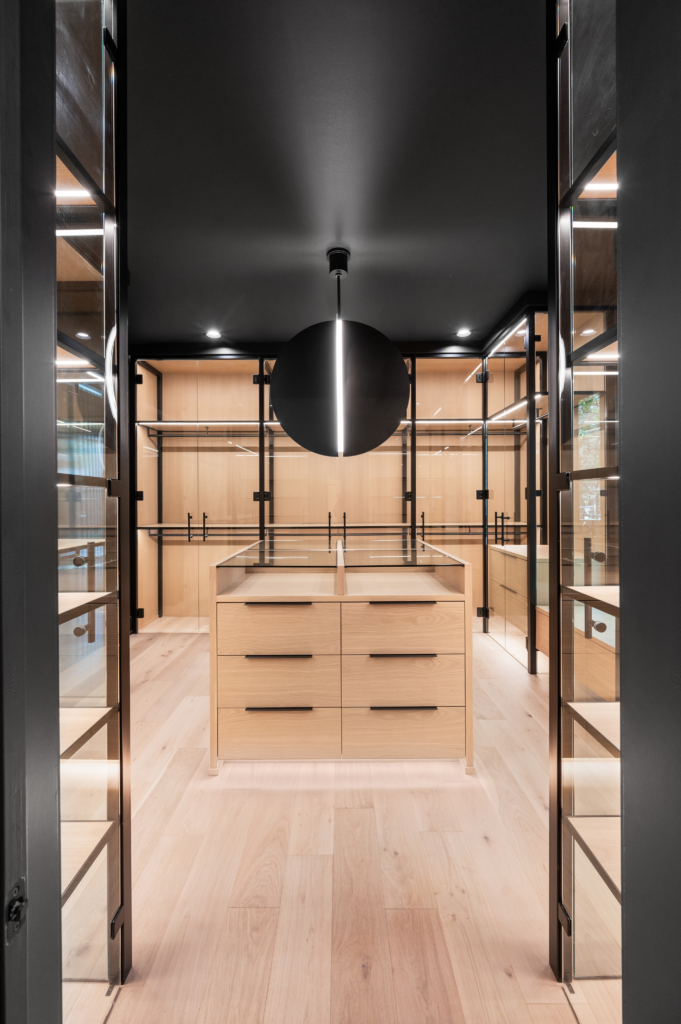 Custom Fabricated Steel Walk-In Closet